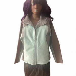 Women's Stylish grey and light blue Ski Jacket